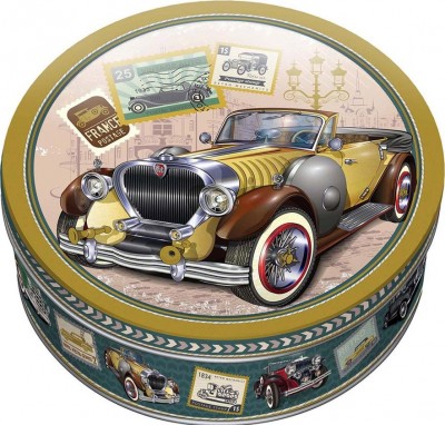 Печенье Ретромобиль сдобное со сливоч маслом 400г ж/б