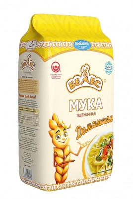 Мука "Домашняя" в/с 2кг Велес