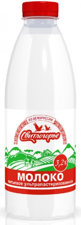 БЗМЖ Молоко УП Свитлогорье  3,2% 930мл/Пэт/ ДМЗ