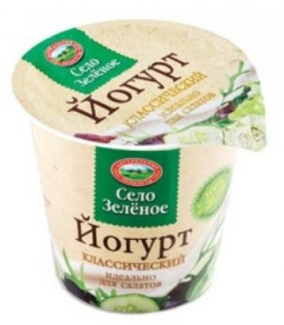 Йогурт "Село Зеленое" Классический 4% 120г