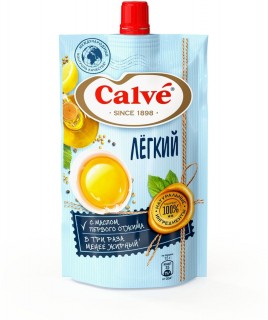 Майонезный соус Кальве легкий (с доз) 230г