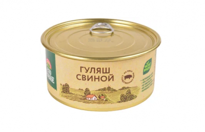 Гуляш свиной "Село зеленое" ж/б 325гр ключ