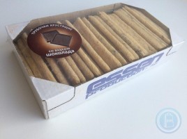 Трубочки хрустящие со вкусом шоколада 400гр Ессен