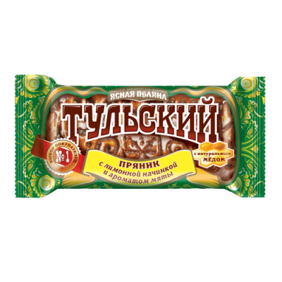 Пряники Тульский лимон-мята 140г Ясная Поляна
