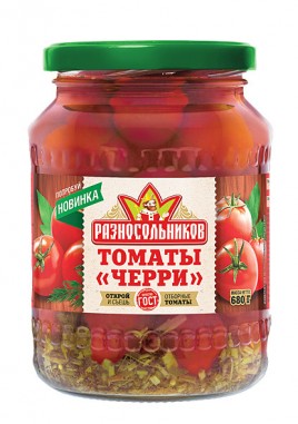 Томаты черри ГОСТ ст/б 680мл Разносольников