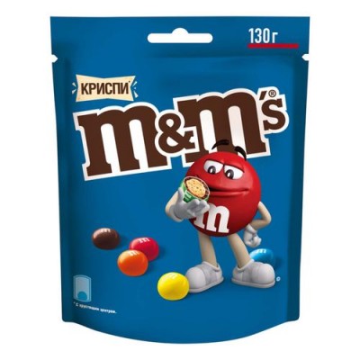 Драже M&Ms Криспи шоколад 130гр