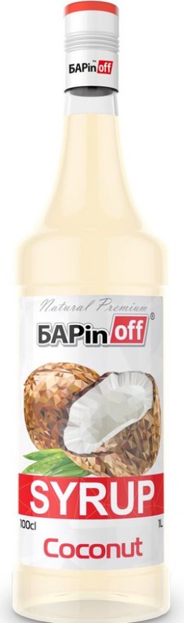 Сироп Баринофф кокос 1л ст/б