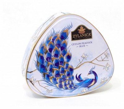 Чай Зиланика цейлон  Синий павлин чёрный с бергамотом ФБОП 100 гр ж/б