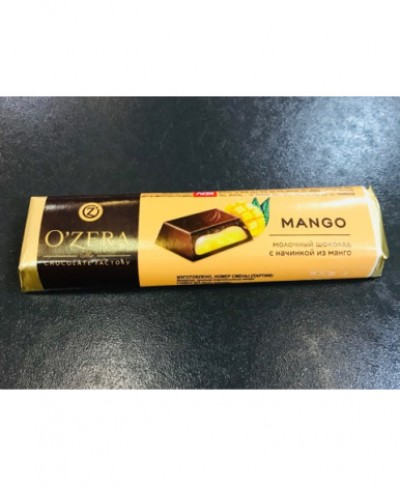 Шоколад молочный Озера с начинкой из манго 50г