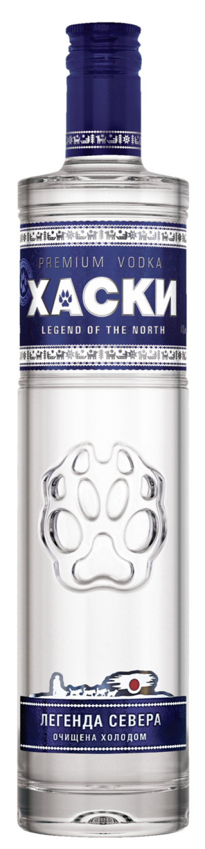 Водка Хаски 40% 0,5л.