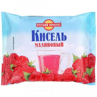 Кисель брикет Малиновый Русский продукт 190гр