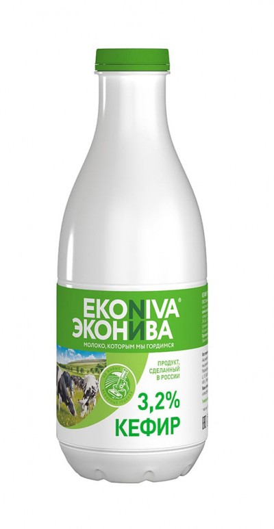 БЗМЖ Кефир Эконива 3,2% 1л пэт