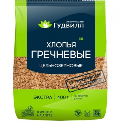 Гудвилл НТВ Хлопья гречневые Экстра м/у 400гр