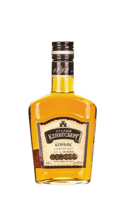 Коньяк Старый Кенигсберг Росс. 4* 40% 0,25л.