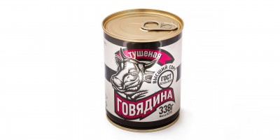 Говядина тушеная в/с.Экстра Гост 338гр.Скопинск