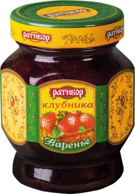 Варенье клубника Ратибор с/б 360г