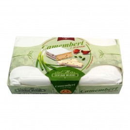 Сыр Камамбер с плесенью с зеленью 125гр Егорлыкское молоко бум/уп