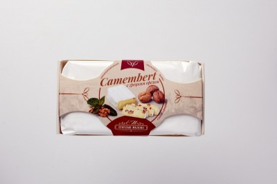 Сыр Камамбер с плесенью с орехами 125гр Егорлыкское молоко бум/уп