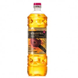 Масло подсолнечное Кубаночка нераф 1л