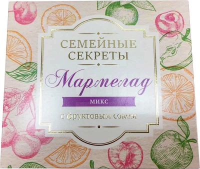 Мармелад Семейные секреты с добавлением сока 250гр
