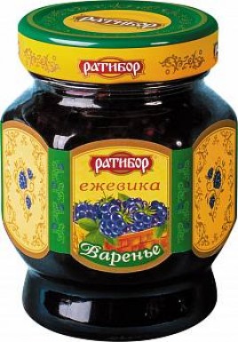 Варенье ежевика Ратибор с/б 360 г
