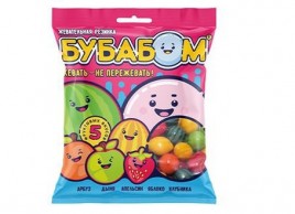 Жевательная резинка БУБАБОМ вкус ассорти 90гр