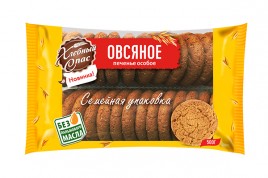 Печенье Особое овсяное сдобное 500гр  Хлебный Спас