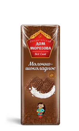 Печенье сахарное Молочно-шоколадное 290гр Дом Морозова