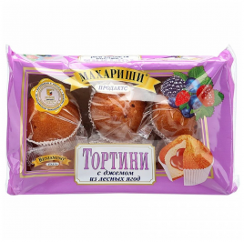 Тортини Кексы 200г Лесные ягоды