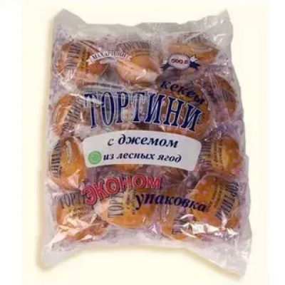 Тортини Кексы 500г Лесные ягоды