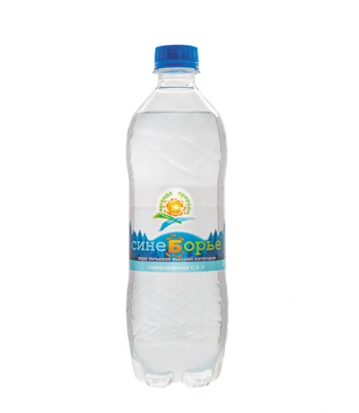 Вода питьевая Синеборье газ. 0,6л пэт