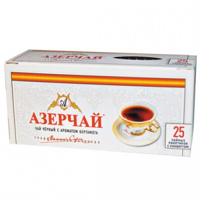 Чай Азерчай с аром.бергомота 25пак .
