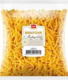 Макрона Макаронные изделия Спираль 3-Х  №1 900гр группа А
