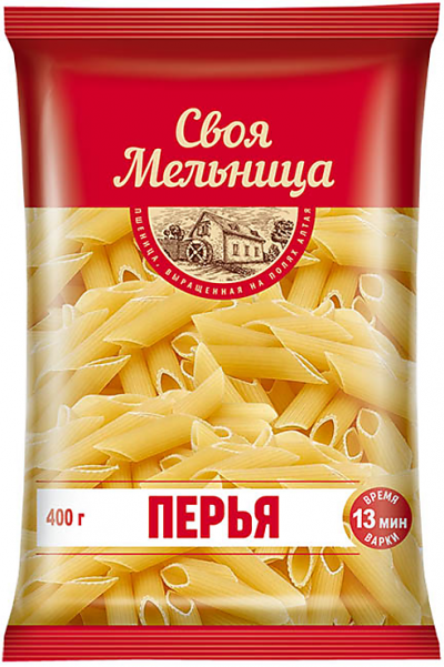 Своя Мельница Макароны Перья 400гр