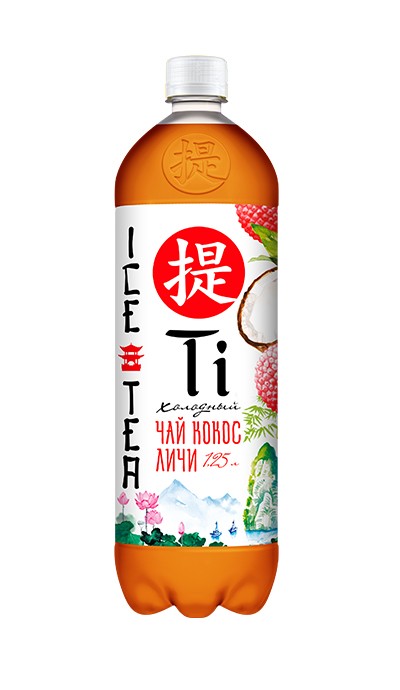 Напиток Ти Холодный чай черный Кокос-личи 1,25л