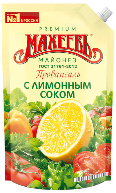 Майонез Махеевъ с лимон.соком 800мл..