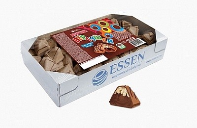 Вафли Веснушки-вертушки со вкусом шоколада 400гр Ессен