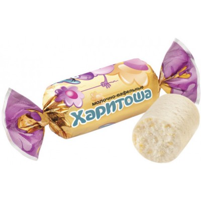 Конфеты Харитоша молочно-вафельные 1кг Яшкино
