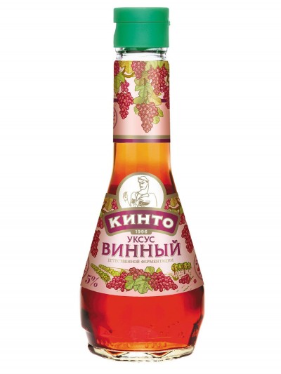 Уксус Кинто красный винный с/б 0,25л