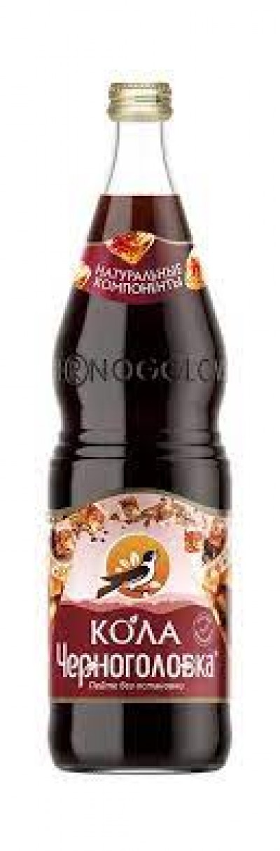 Напиток б/а Кола Черноголовка газ. 1л с/б