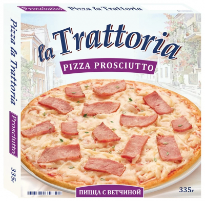 Пицца La Trattoria ветчина 335г