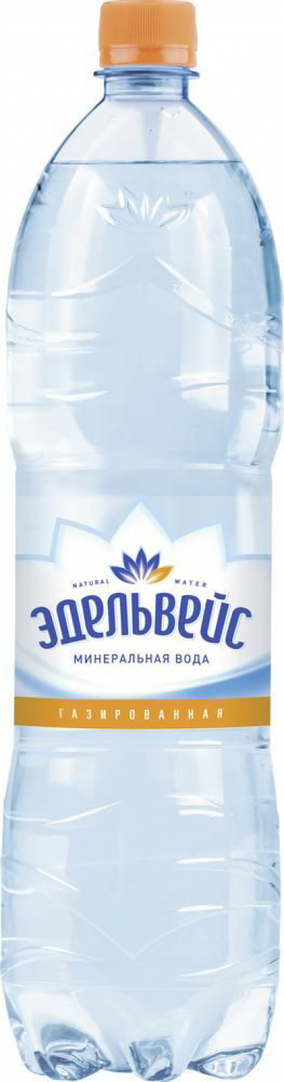 Вода Эдельвейс газ 1,5л