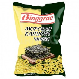 Чипсы Бингрэ со вкусом Морской капусты 50гр