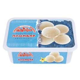 Мороженое Пломбир с ароматом ванили 500г Свитлогорье