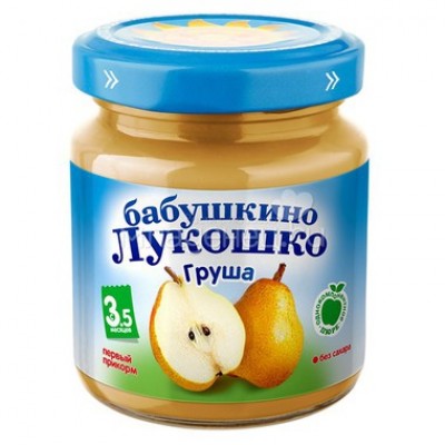 Бабушкино Лукошко Пюре 100гр./Груша/