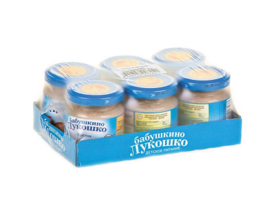 Бабушкино Лукошко Пюре 100гр./Кролик /