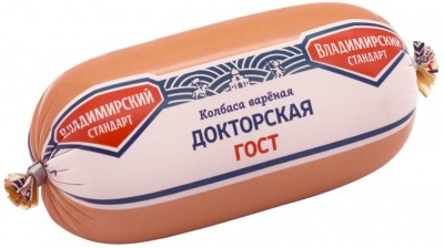 Колбаса Докторская вар гост ц/о 500гр Владимирский стандарт