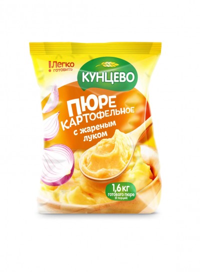 Пюре картофельное с жареным луком 240г Кунцево