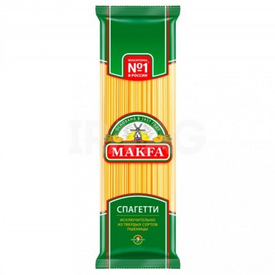 Макфа Макаронные изделия Вермишель длинная Спагетти 450г