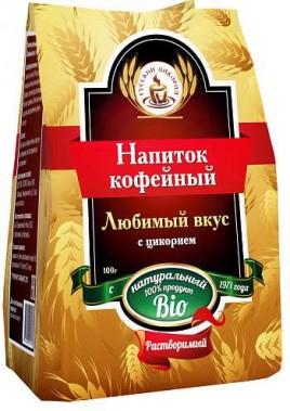 Напиток кофейный Любимый вкус с цикорием 100гр Русский цикорий